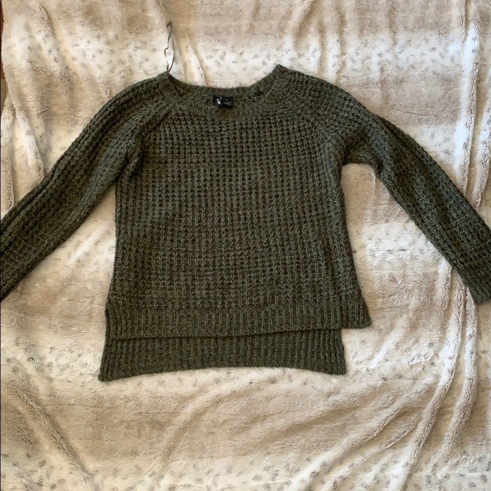 Olive green sweater